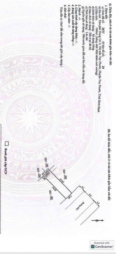 Đất Nền Tuy Phước - Sổ Đỏ Full Thổ 100m² Gần Chợ Bồ Đề Mới