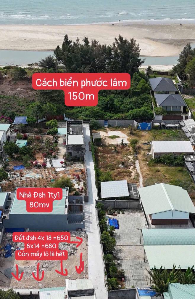 Đất & Nhà Phước Tỉnh, Long Đất từ 650 triệu - Cách biển 150m, Sổ hồng!