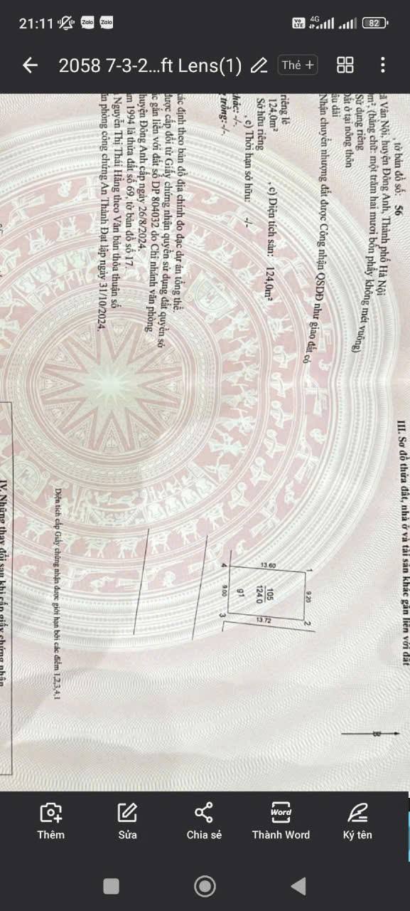 Nhà phố 124m² Phố Vân Trì, Đông Anh - Lô góc 2 mặt tiền, vị trí đắc địa!