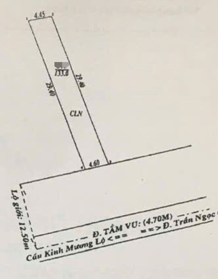 Bán Đất Mặt Tiền Tầm Vu, Cần Thơ - 133m², Giá Tốt Đầu Tư