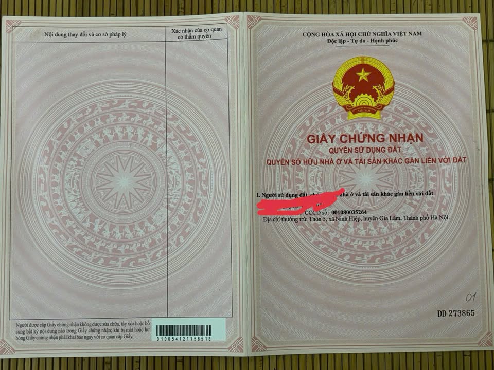 Bán đất thổ cư 140.8m² Dương Xá, Gia Lâm - Sổ đỏ chính chủ, hướng Đông Nam