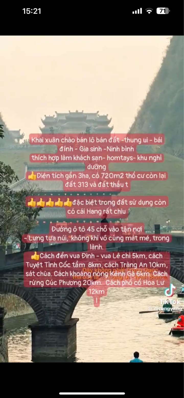Đất Gia Sinh Ninh Bình 3ha giá thỏa thuận - Sổ đỏ chính chủ