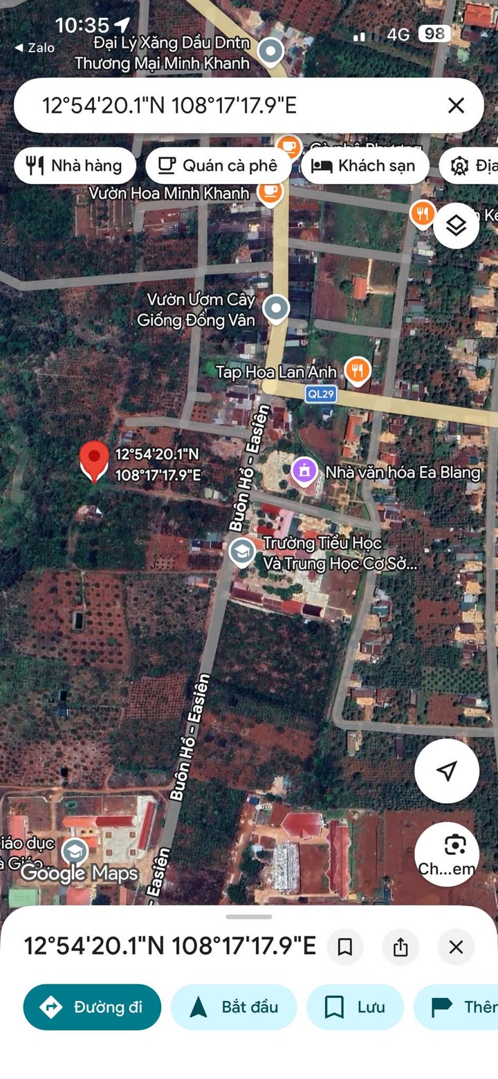 Bán Gấp Lô Đất 10200m² Ea Blang, Đắk Lắk - Full Thổ Cư, Tiềm Năng Đầu Tư