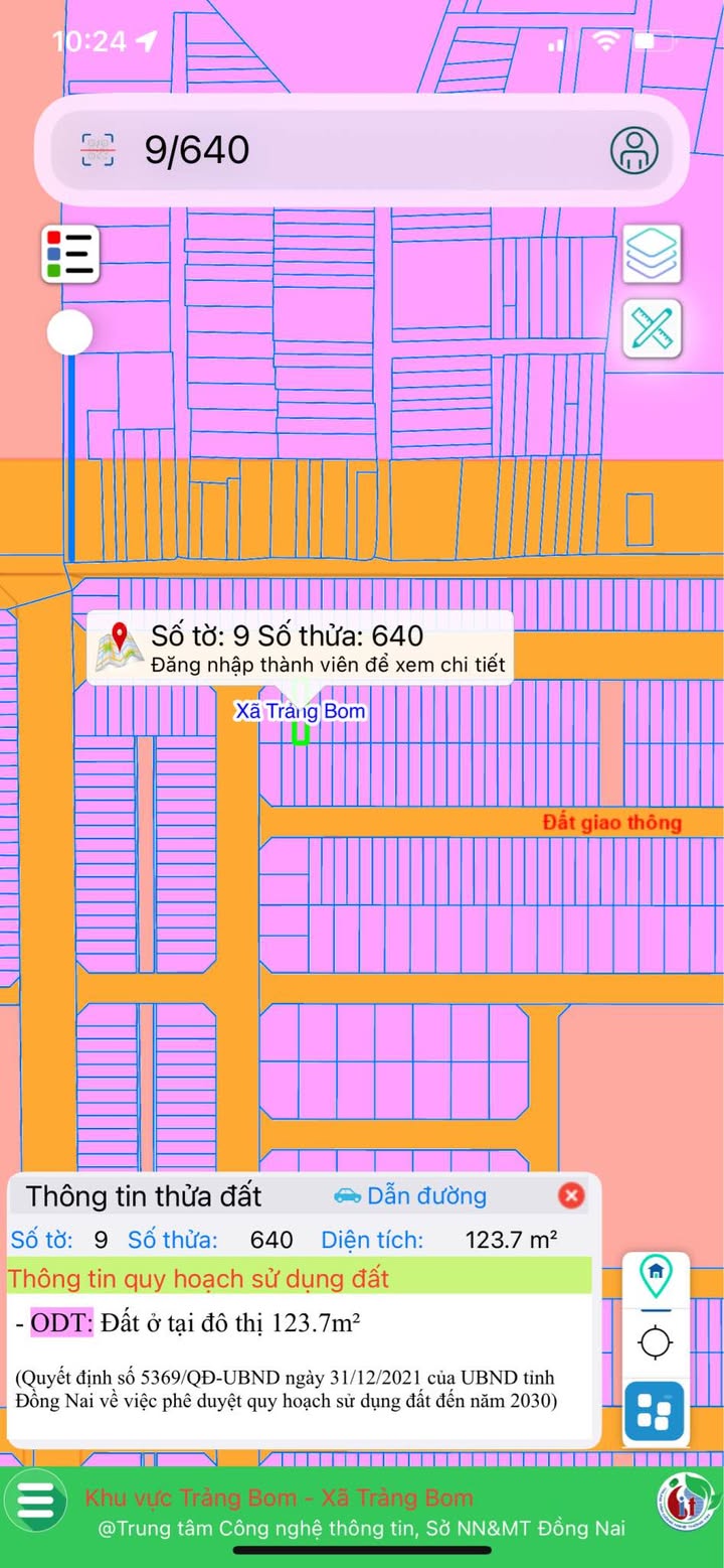 Đất Mặt Tiền An Dương Vương Trảng Bom 125m² - Giá 2.3 Tỷ Hướng Bắc