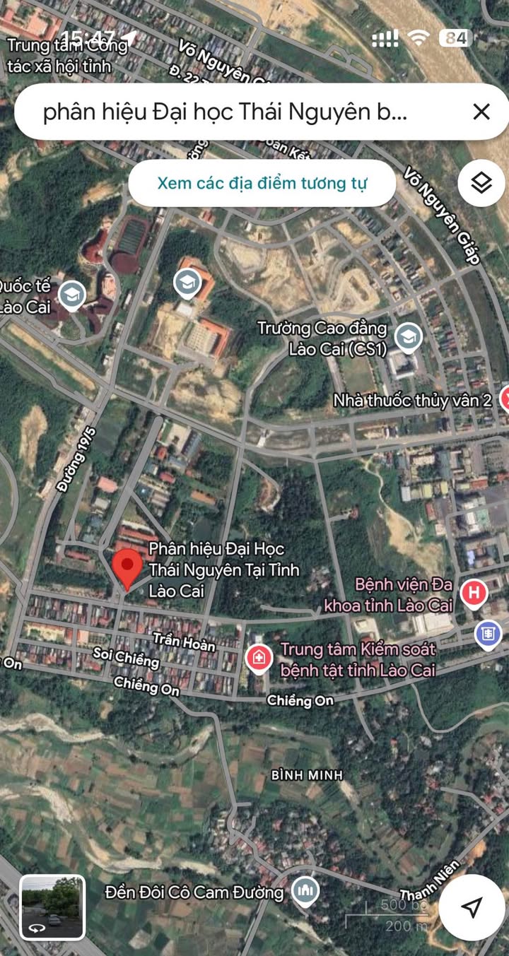 Đất nền Lào Cai 107m² Đường Soi Chiềng - Đầu tư sinh lời, kinh doanh sầm uất