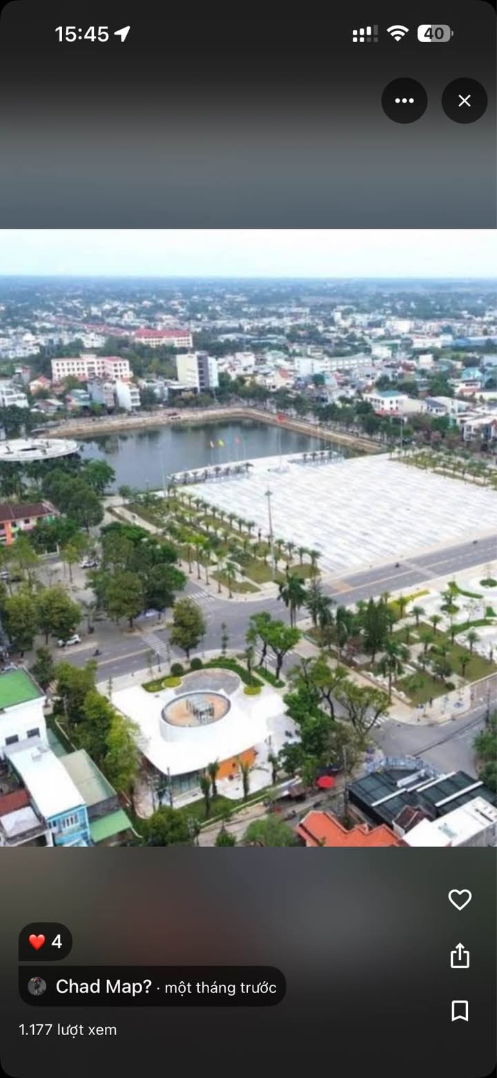 Đất nền Trần Kiên, Quảng Ngãi - 100m², 3 mặt tiền, giá 2 tỷ