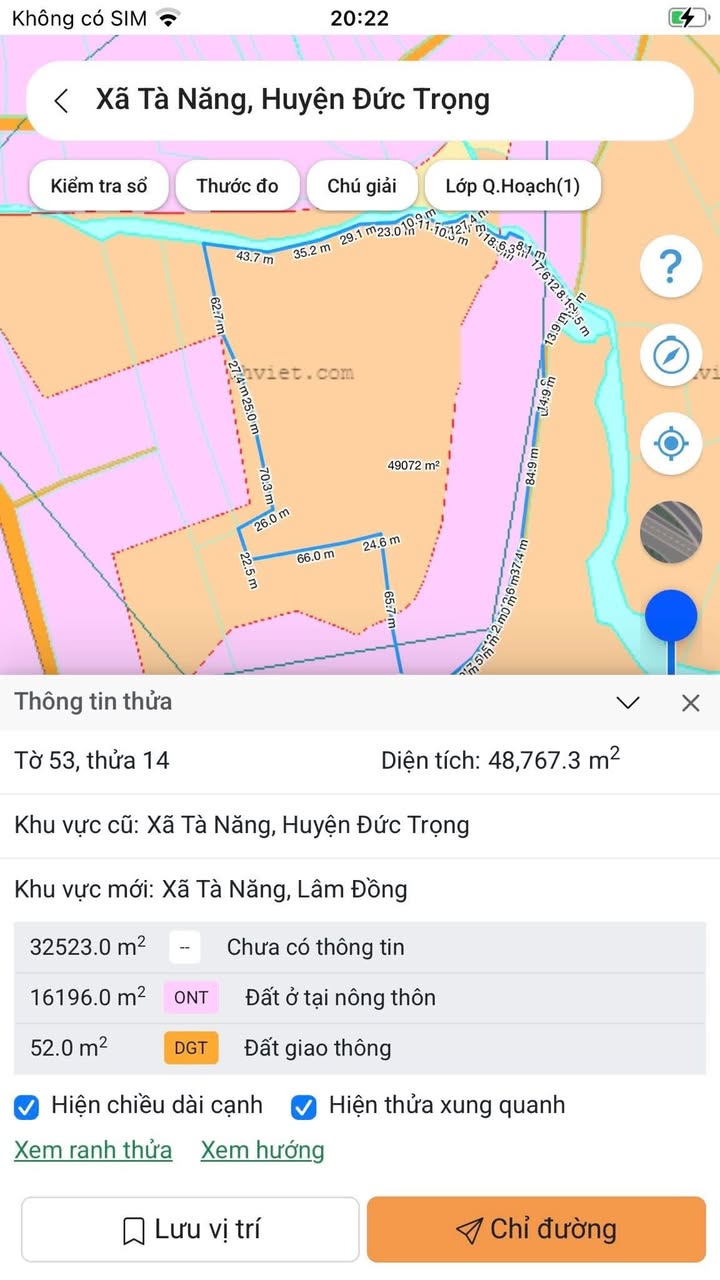 Đất Nền Tà Năng 4.8ha - Sổ Đỏ Thổ Cư, Giá Đầu Tư 33.3 Tỷ