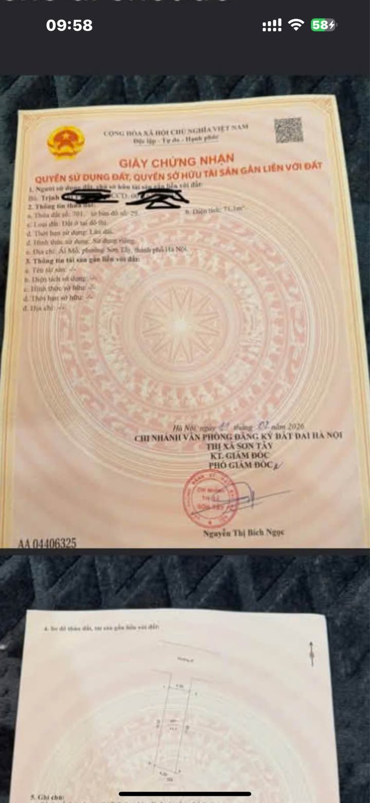 Đất Trung Hưng, Sơn Tây 71m² Sổ Đỏ Chính Chủ - Giá Tốt Chốt Nhanh