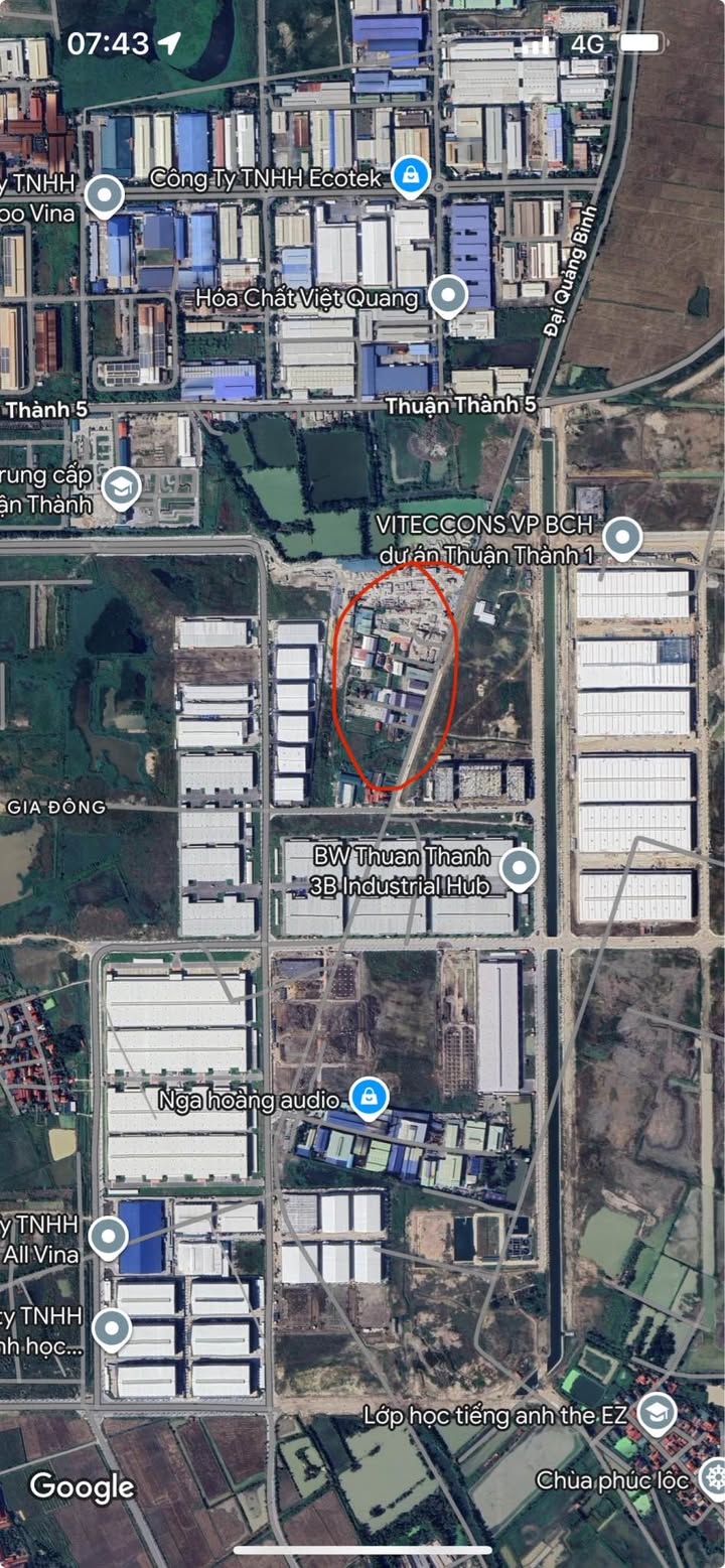 Đất nền KCN Thuận Thành 3 Bắc Ninh 73m² giá dưới 3 tỷ - Sinh lời cao!