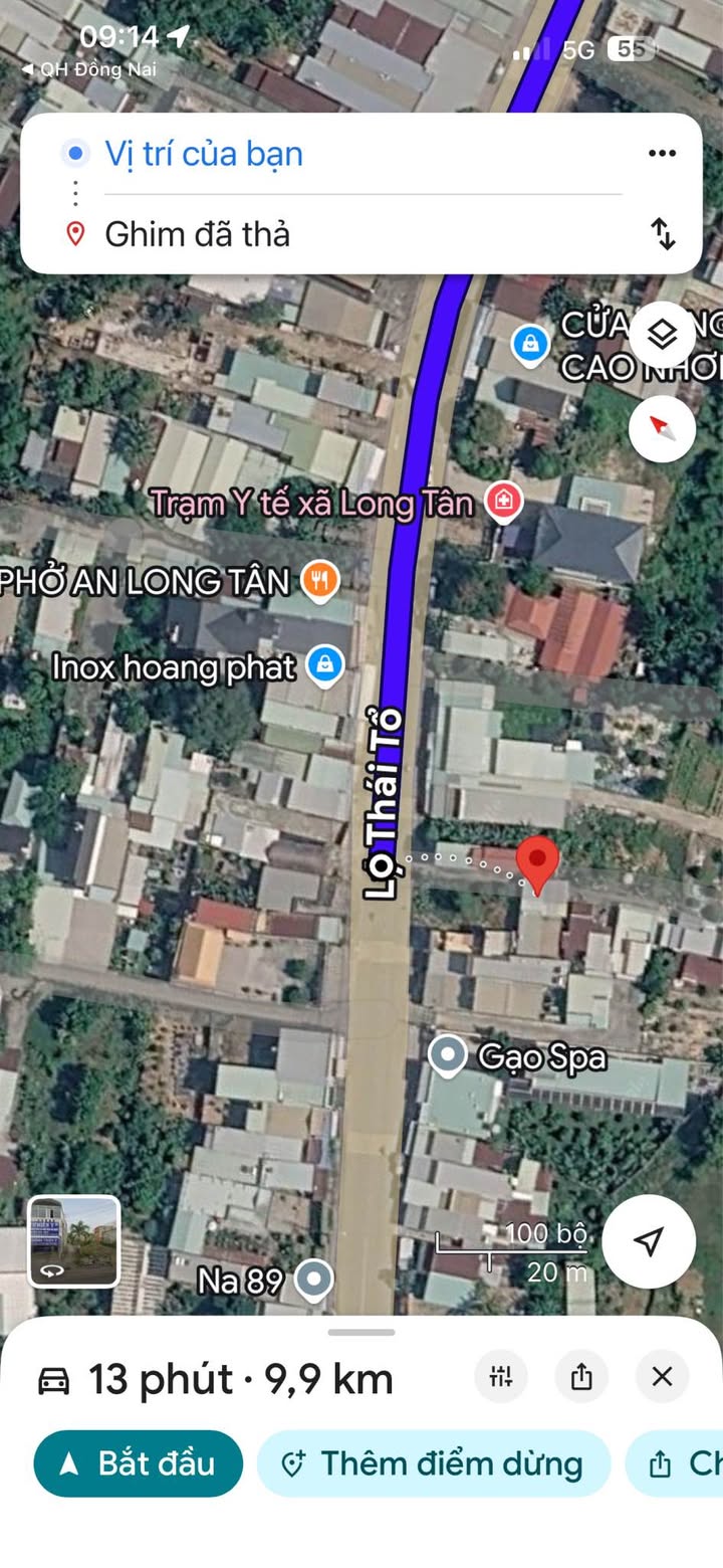 Đất Vĩnh Cửu, Đồng Nai 219m² Mặt Tiền Lý Thái Tổ - Giá 9 Tỷ