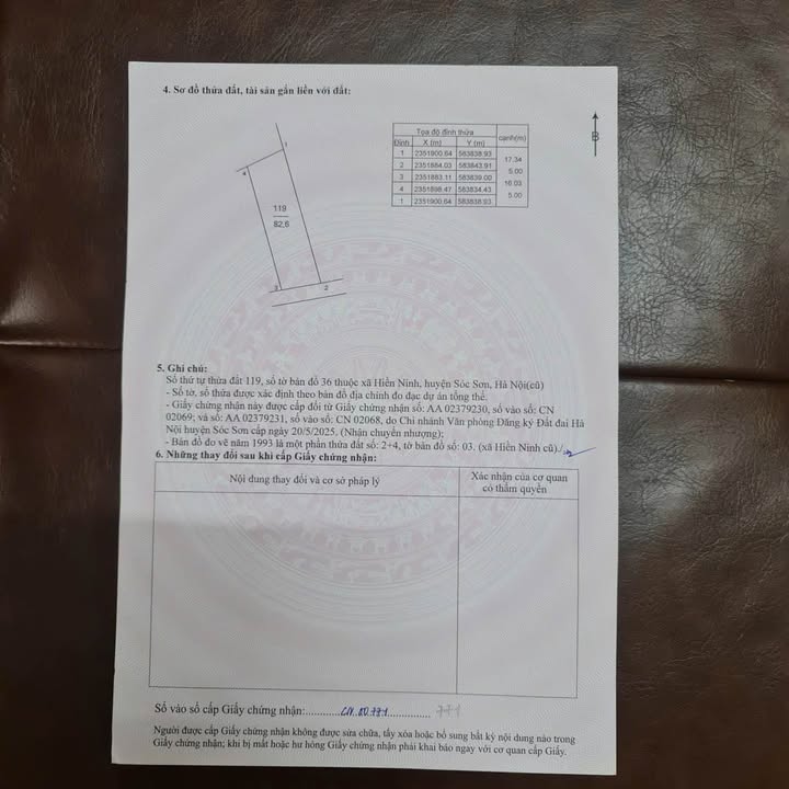 Bán Đất Sổ Đỏ 83m² Thổ Cư Nội Bài, Sóc Sơn - Đường 7m Ô Tô Tránh