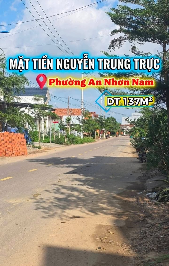 Đất nền An Nhơn, Bình Định 137m² – Tiềm năng tăng giá vượt trội!