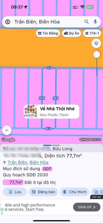 Đất nền KDC Bửu Long Biên Hòa 77.7m² 3.5 tỷ - Sổ đỏ chính chủ!