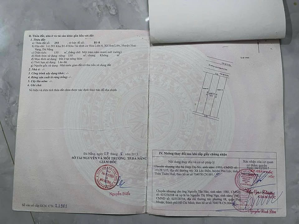 Bán Đất TĐC Hòa Liên 4 - 150m² Sổ Đỏ Chính Chủ, Giá Tốt