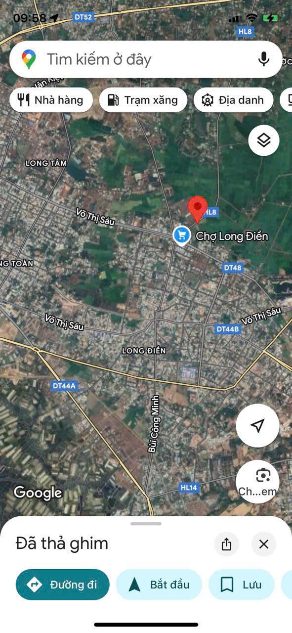 Lô đất mặt tiền Hương Lộ 8, Long Điền 10.000m² - Tiềm năng tăng giá vượt trội!