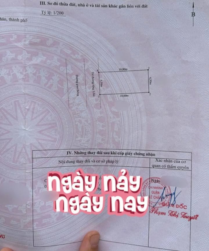 Đất nền Vĩnh Niệm, Lê Chân 45m² giá 4 tỷ - Sổ đỏ chính chủ!