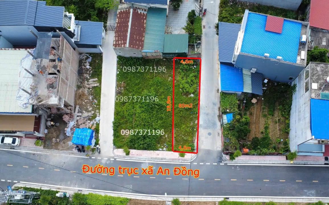 Bán đất lô góc 85m² An Đồng Hải Phòng - Mặt tiền kinh doanh cực đẹp