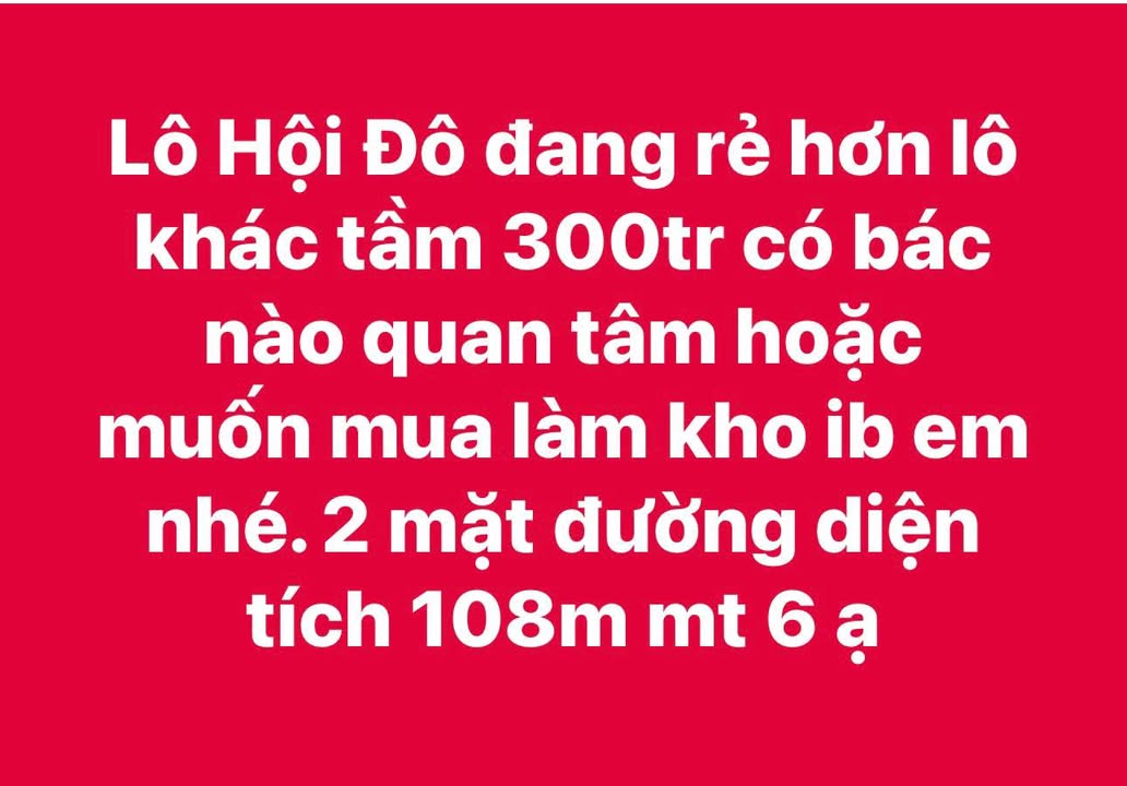 Đất nền Hồng Lạc 108m² - 2 Mặt Đường, Tiềm Năng Tăng Giá!