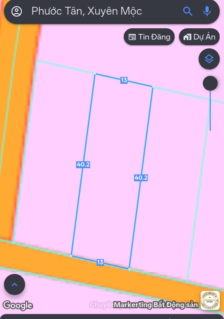 Đất nền Xã Phước Tân Xuyên Mộc 520m² 1.85 tỷ - Pháp lý rõ ràng