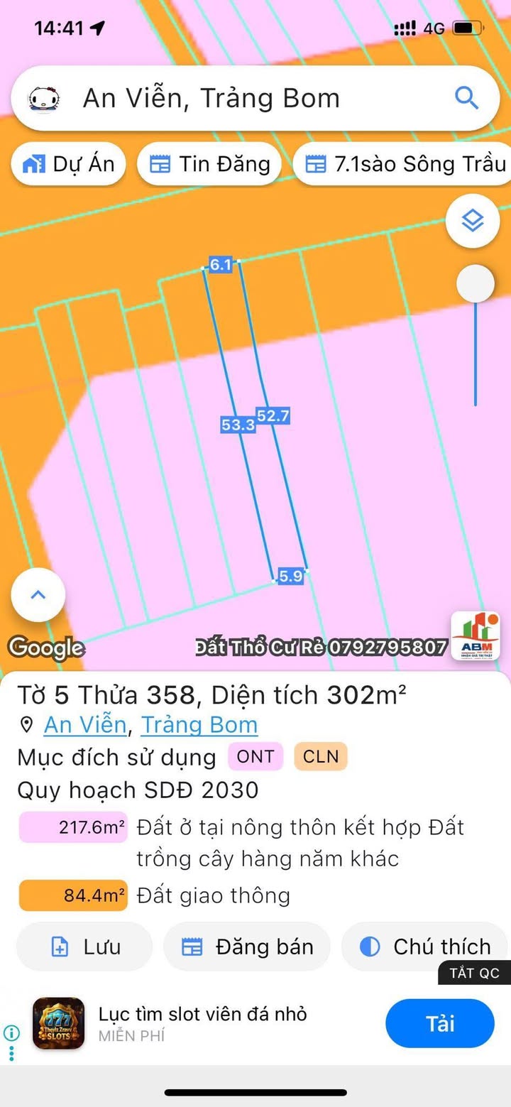 Đất nền Phùng Hưng 312m² giá 4 tỷ - Pháp lý rõ ràng