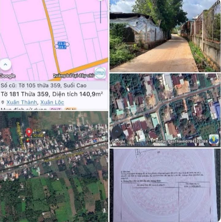 Đất nền Xuân Thành Đồng Nai 141m² 400tr - Sổ hồng chính chủ