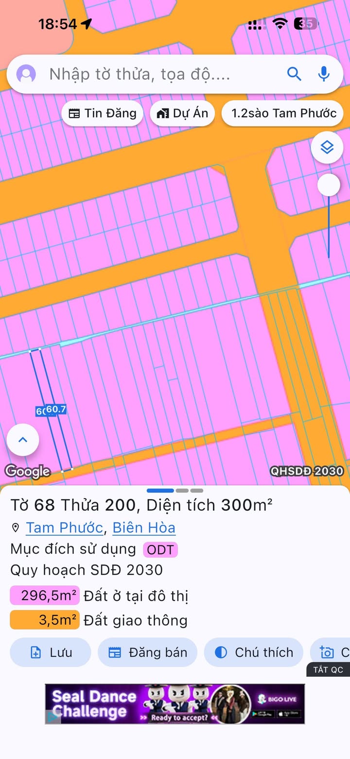 Bán Dãy Trọ Tam Phước 300m² Giá 3.1 Tỷ - Thu Nhập Ổn Định Mỗi Tháng