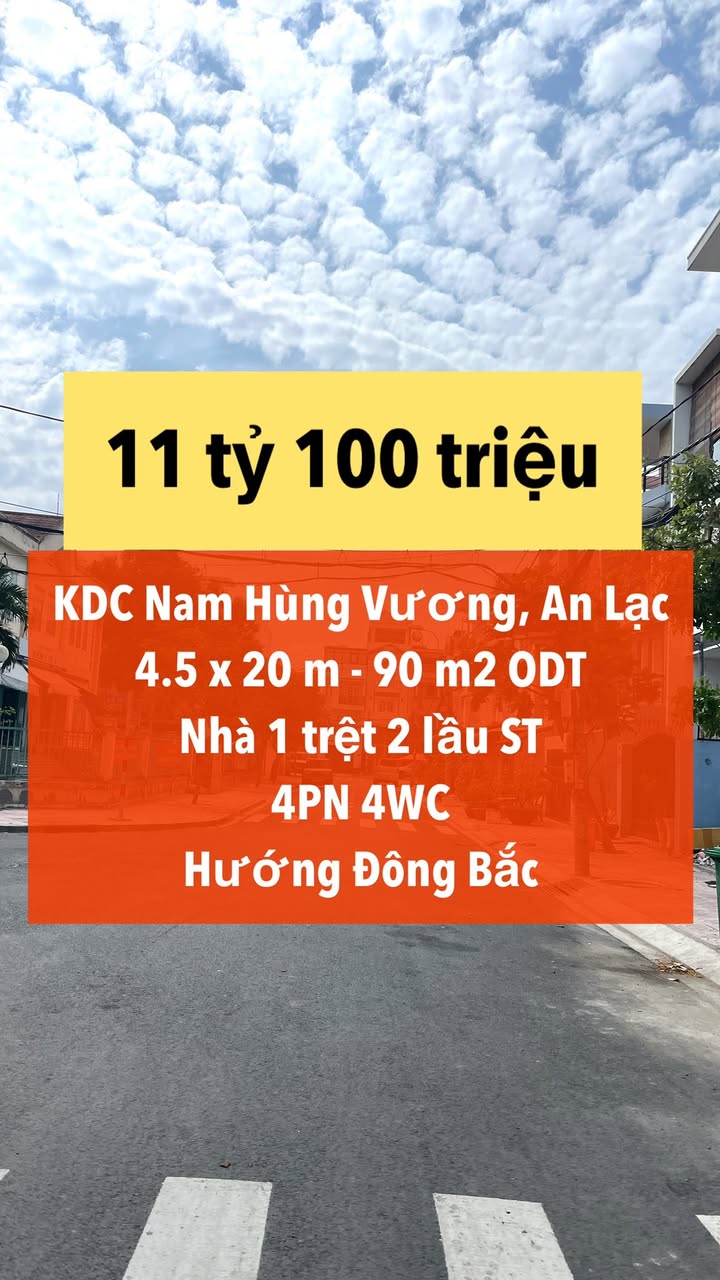 Nhà Phố Nam Hùng Vương Bình Tân 90m² - 4PN, Sổ Hồng Riêng