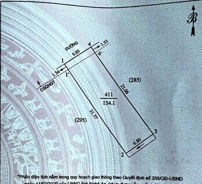 Đất Vàng Phường Hưng Lộc, Vinh: 154.1m² - Sẵn Sàng Xây Dựng!