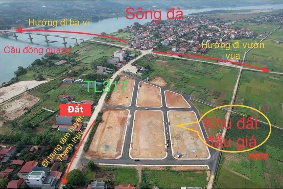 Đất nền mặt tiền TL 317 Đan Phượng 125m² - Đầu tư sinh lời