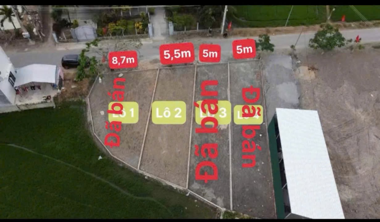 Đất nền mặt tiền Hồ Tùng Mậu, Ninh Hòa - 86,7m² - 590 triệu - Sẵn sổ ODT