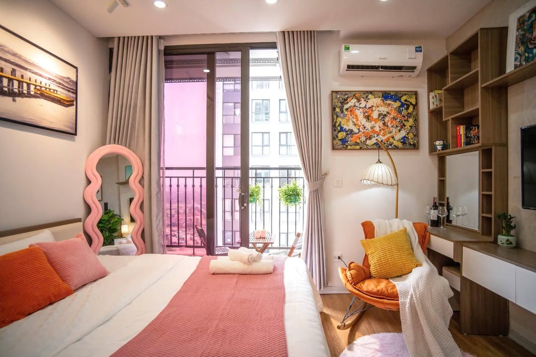 Căn hộ Studio Vinhomes Greenbay 26m² giá 10 triệu - Full nội thất!