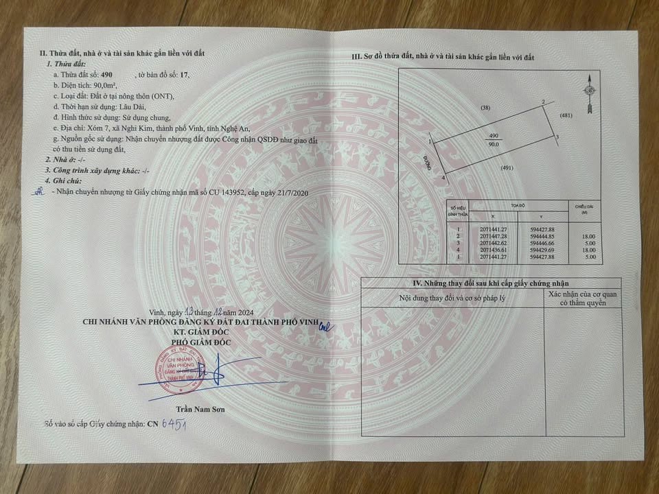 Đất nền Nghi Kim TP Vinh 90m² - Đường 11m thông thoáng, sổ đỏ sẵn sàng