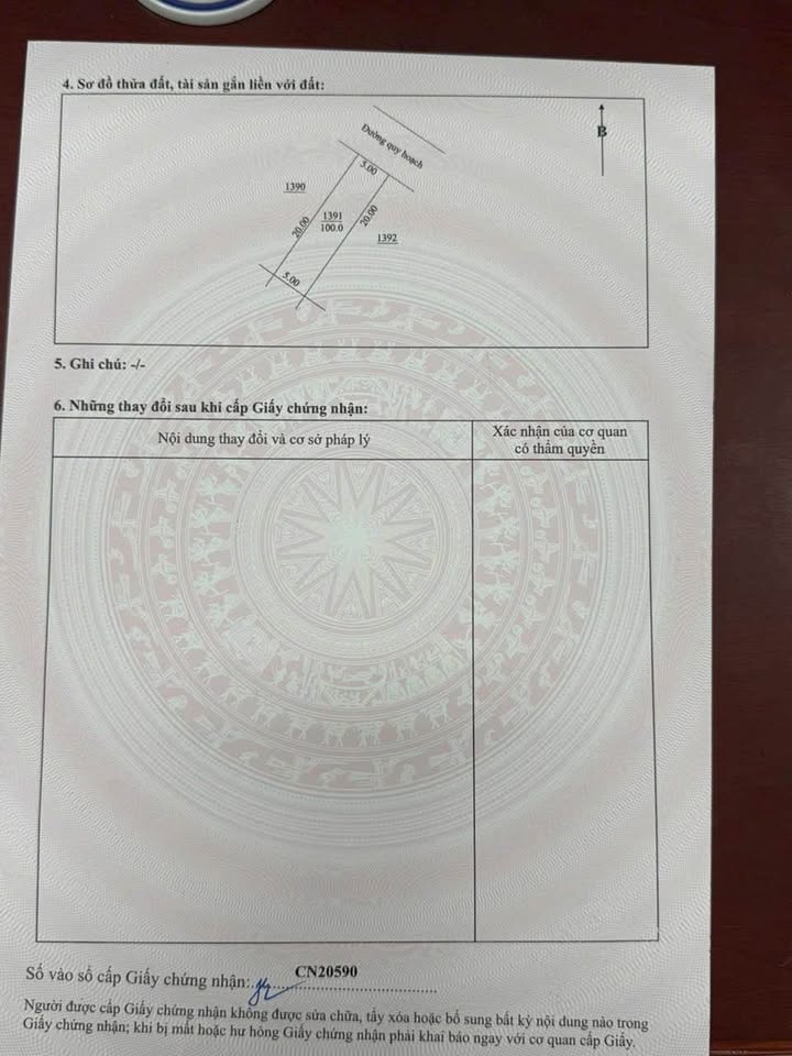 Lô Đất Túc Duyên, Thái Nguyên 100m² - Sổ đỏ chính chủ, vị trí đắc địa!