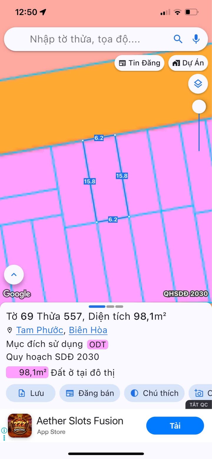 Đất nền KDC Tín Nghĩa Tam Phước 98m² - Sổ đỏ chính chủ giá tốt