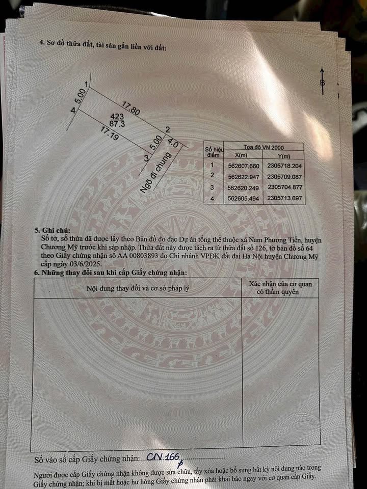 Đất nền 87m² Thị trấn Xuân Mai, Chương Mỹ - Sổ đỏ chính chủ