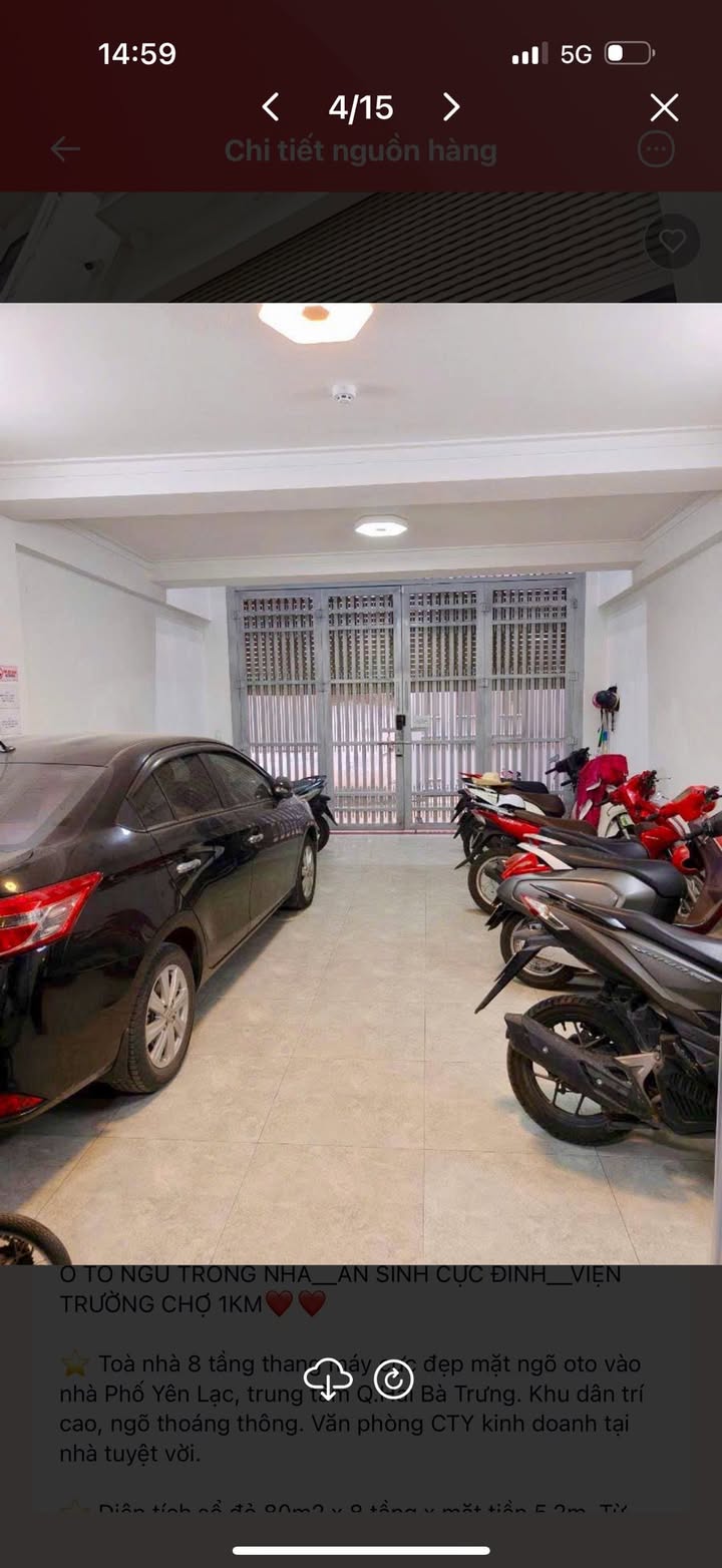 Nhà Phố Yên Lạc 8 Tầng Thang Máy - 80m², Kinh Doanh Đỉnh Cao