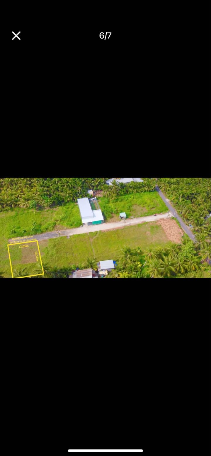 Đất nền Phú Khương Bến Tre 267m² 490tr - Sổ đỏ chính chủ