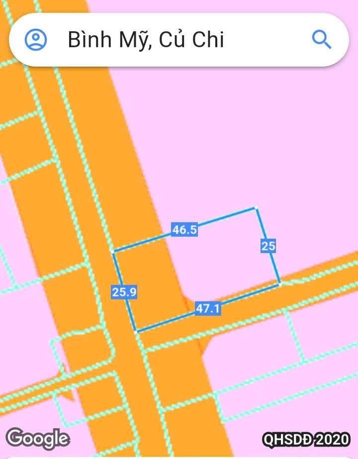 Bán Xưởng Góc 2 Mặt Tiền DTCN Củ Chi - 1178m²