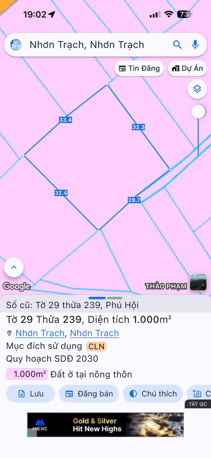 Đất nền Nhơn Trạch 1000m² giá 5 tỷ - Tiềm năng tăng giá!