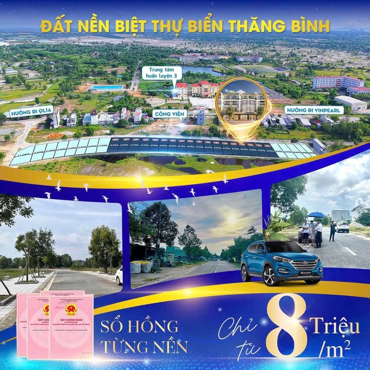 Đất nền KDC Cảnh sát Thăng Bình 200m² - Sổ đỏ chính chủ, công chứng ngay!