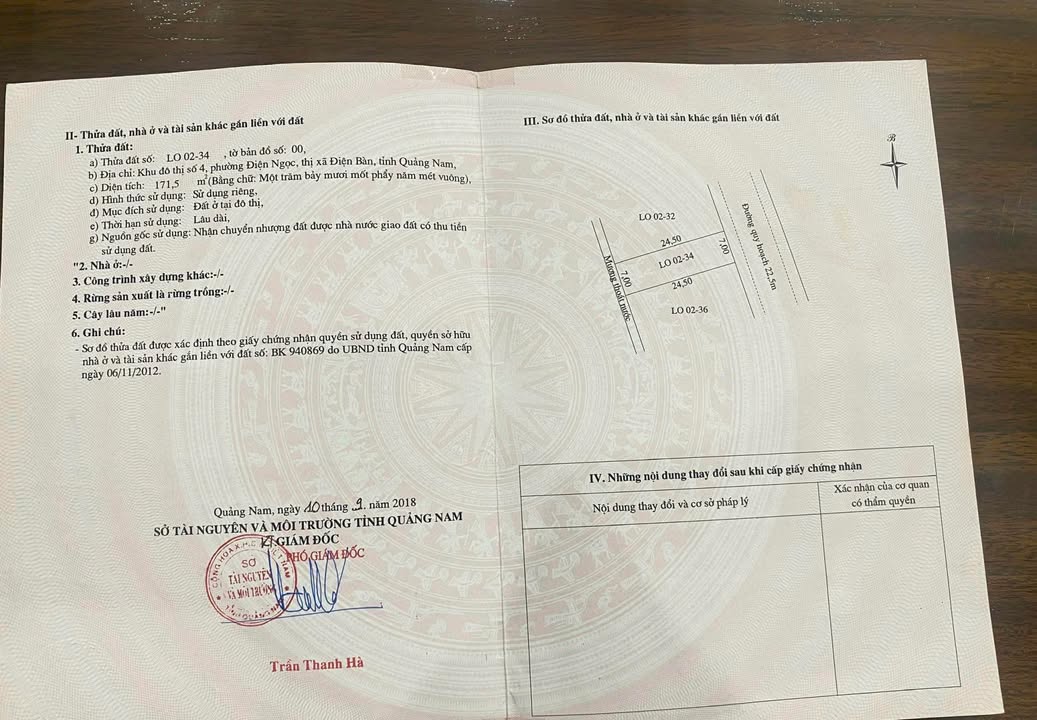 Đất Nền Điện Ngọc 171m² Sát Đại Học FPT - Giá 5.55 Tỷ