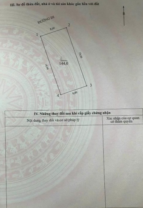 Đất nền Bắc Từ Liêm 144m² 36 tỷ - Sổ đỏ chính chủ