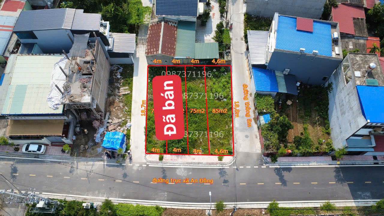 Bán Đất Mặt Tiền Văn Cú, Hải Phòng - 85m², Lô Góc, Kinh Doanh Tốt