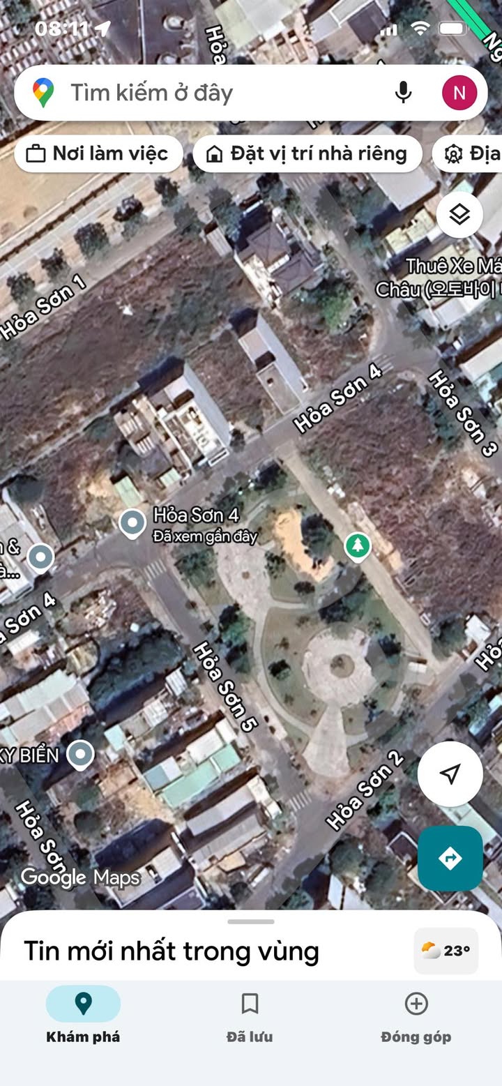 Đất Nền Hỏa Sơn 4 Đà Nẵng 100m² - View Công Viên, Hướng Đông Nam