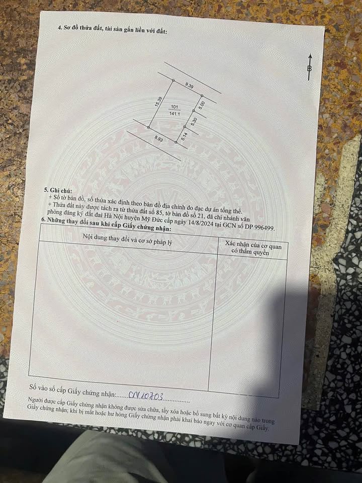 Đất nền An Tiến Mỹ Đức 141m² giá 1.41 tỷ - Đón đầu Vành đai 5!