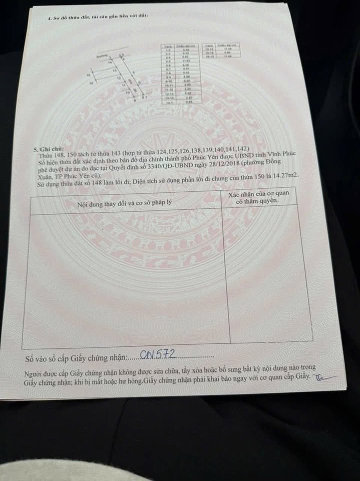 Đất thổ cư 50.8m² Xuân Hoà, Vĩnh Phúc - Chính chủ bán giá 8xx triệu