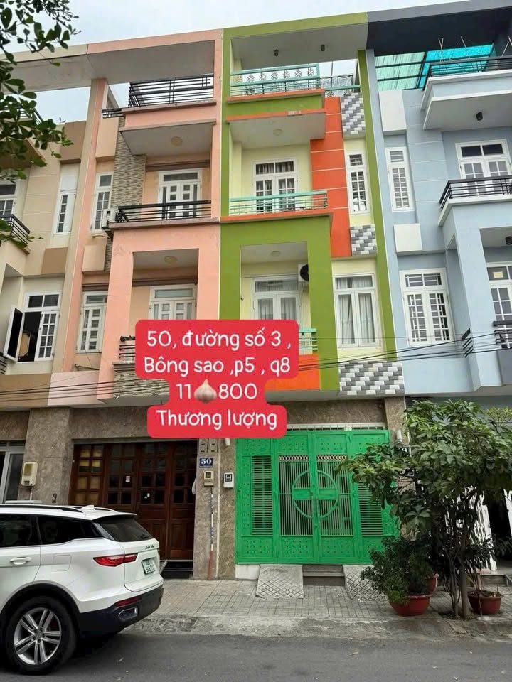 Nhà 4 Tầng KDC Bông Sao Q8 - 64m² - Sổ Hồng Đủ - Giá 11.8 Tỷ