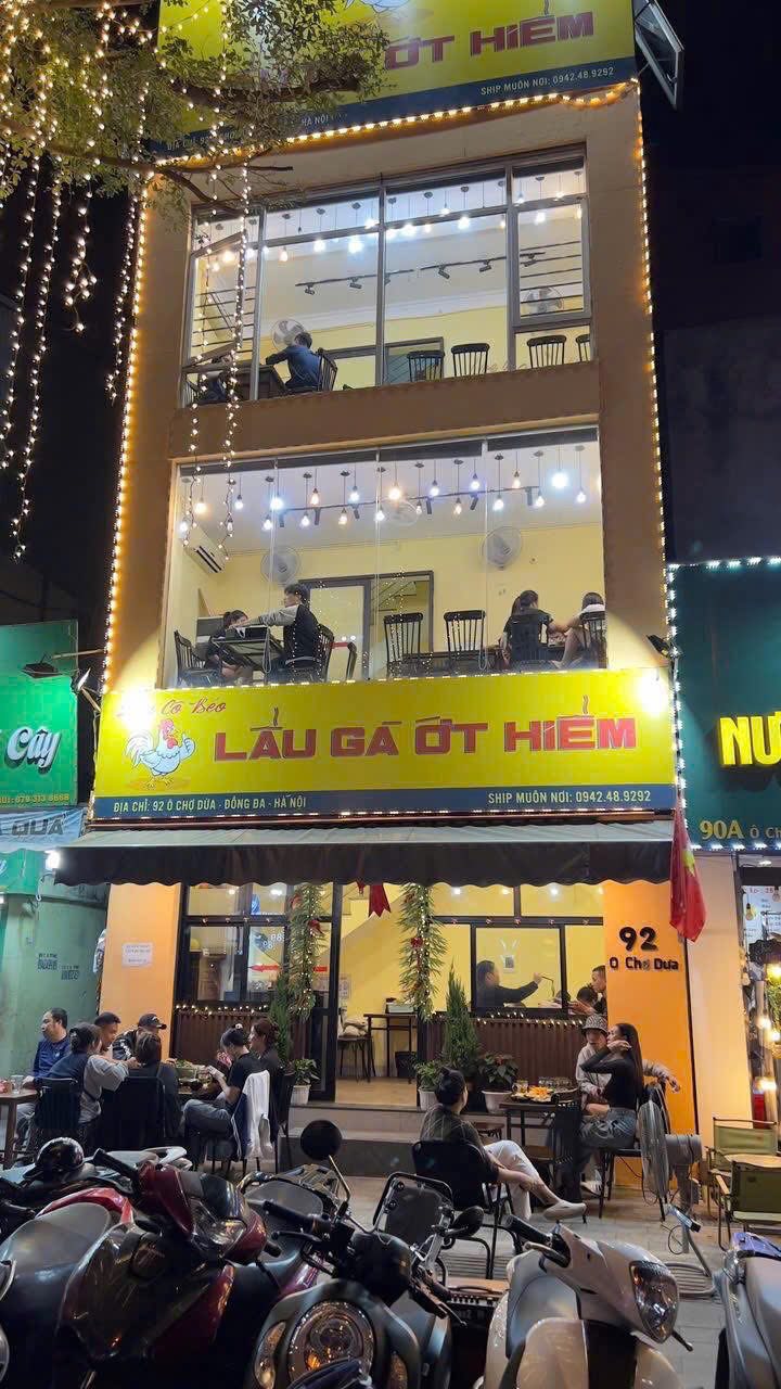 Cho thuê nhà mặt phố Ô Chợ Dừa, Đống Đa - 20m² x 4 tầng, kinh doanh sầm uất