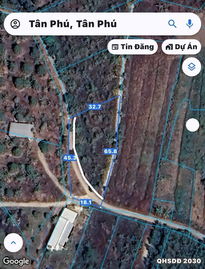 Bán Đất Vườn 3600m² Tân Phú, Đồng Nai - Giá 780 Triệu, Sổ Sẵn Sang Tên