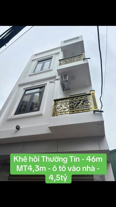 Nhà 46m² - Ô tô vào nhà - Ngay TL427 Thường Tín - 4.5 Tỷ